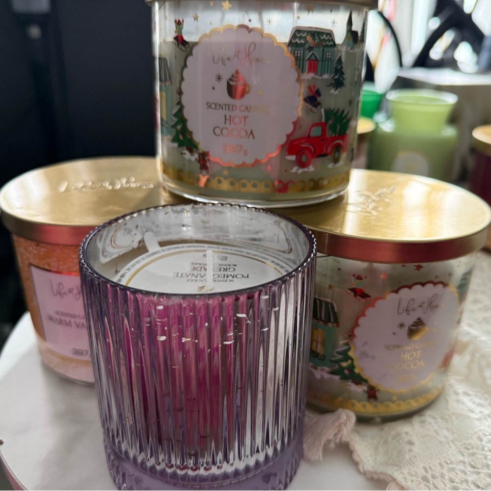 4 Scented Candle Set